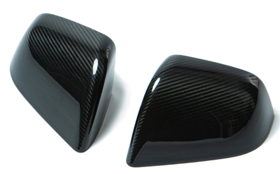 Real Carbon Fiber Mirror Caps for Tesla Model 3 / Y