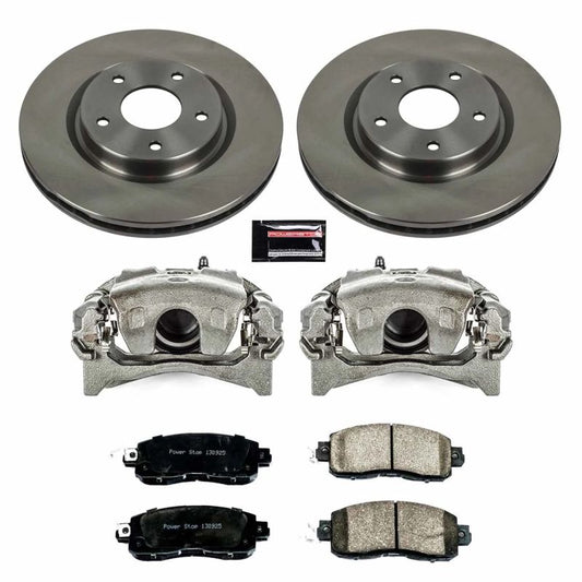 Power Stop 14-17 Nissan Leaf Autospecialty Kit w/ Calipers - Front