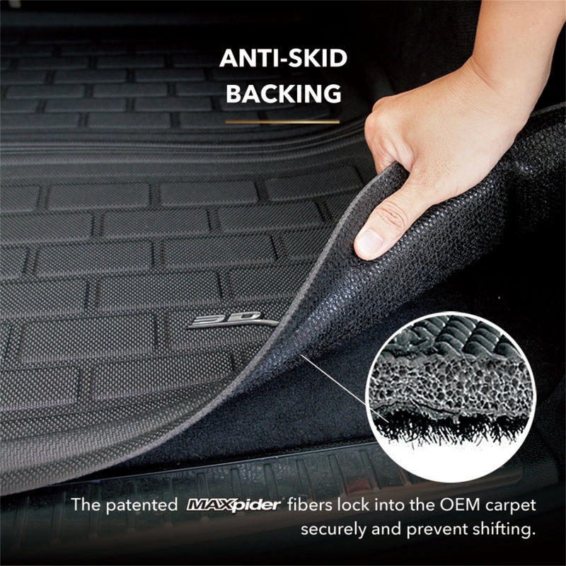 3D MAXpider 2020-2023 Tesla Model Y Kagu Cargo Liner - Lower - Black