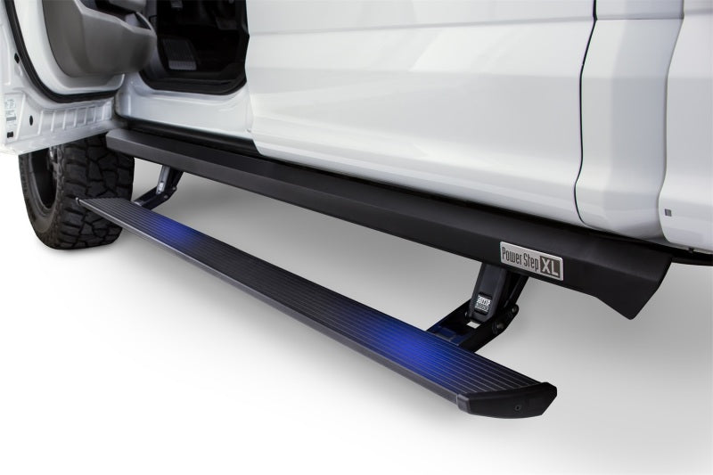 AMP Research 2022+ Ford F-150 Lightning SuperCrew PowerStep XL - Black