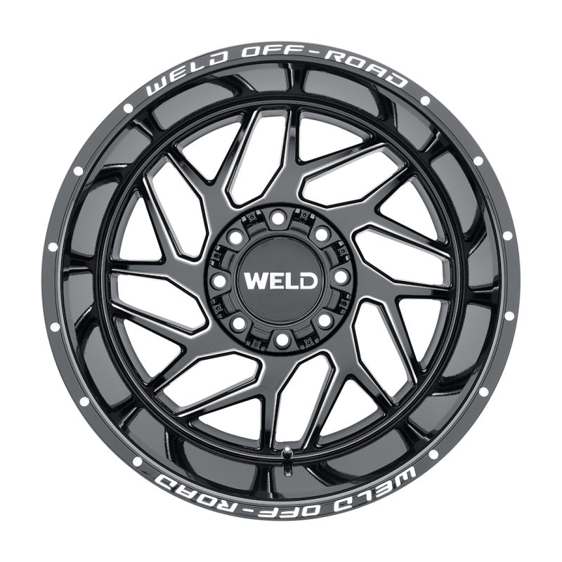 Weld W117 20X9 Fulcrum 6X135 6X139.7 ET00 BS5.00 Gloss Black MIL 106.1