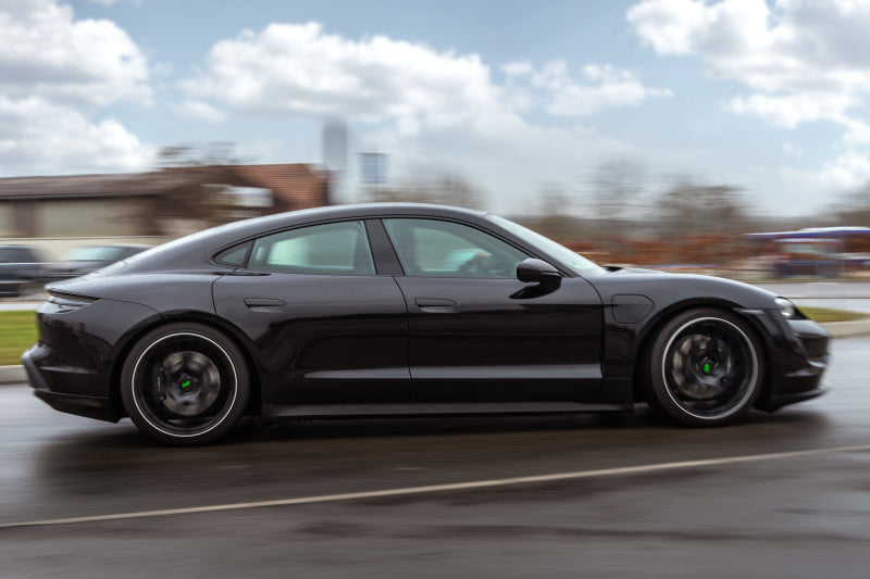 Porsche Taycan with KW Coilovers