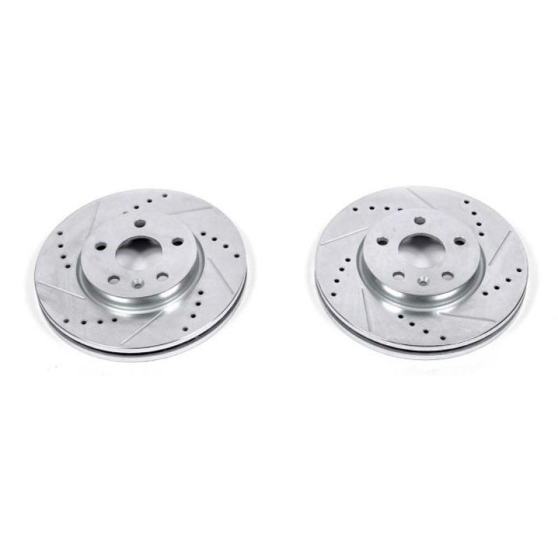 Power Stop 17-23 Chevrolet Bolt EV Front Evolution Drilled & Slotted Rotors - Pair