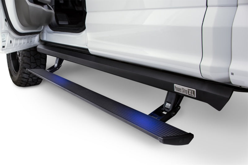 AMP Research 2022+ Ford F-150 Lightning SuperCrew PowerStep XL - Black