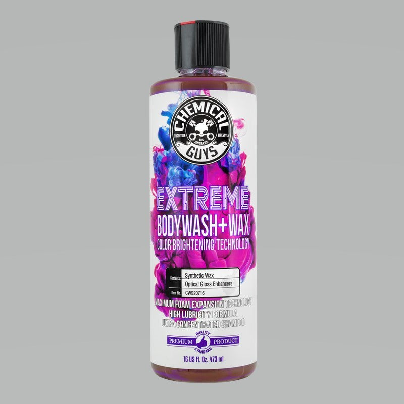 Chemical Guys Extreme Body Wash Soap + Wax - 16oz - Case of 6