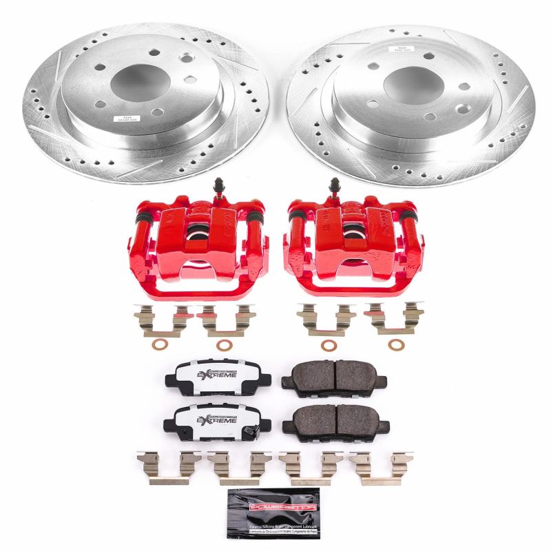 Power Stop 11-19 Nissan Leaf Z26 Street Kit w/ Calipers - Rear