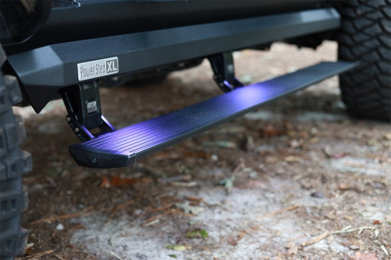 AMP Research 2022+ Ford F-150 Lightning SuperCrew PowerStep XL - Black