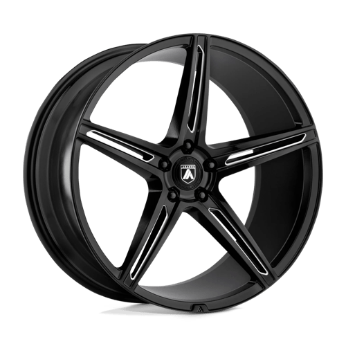 Asanti Black ABL-22 ALPHA 5 GLOSS BLACK MILLED 5X114.3 20X10.5