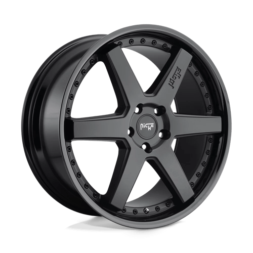 Niche 1PC M192 ALTAIR GLOSS BLACK MATTE BLACK 5X114.3 19X10