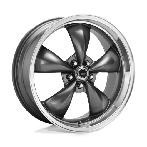 American Racing AR105 TORQ THRUST M ANTHRACITE W/ MACHINED LIP 5X114.3 18X9