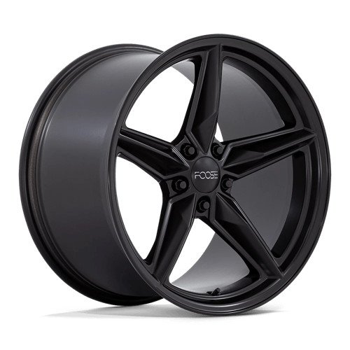 Foose 1PC F175 CF8 MATTE BLACK 5X114.3 19X9.5