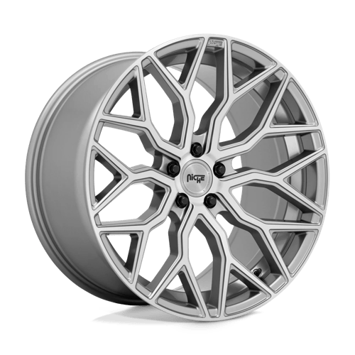Niche 1PC M265 MAZZANTI ANTHRACITE BRUSHED TINT CLEAR 5X114.3 20X10.5