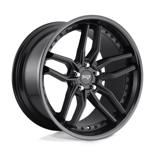 Niche 1PC M194 METHOS GLOSS BLACK MATTE BLACK 5X114.3 20X10.5