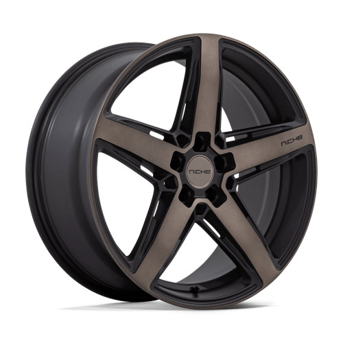 Niche 1PC M271 TERAMO MATTE BLACK W/ DOUBLE DARK TINT FACE 5X114.3 20X9