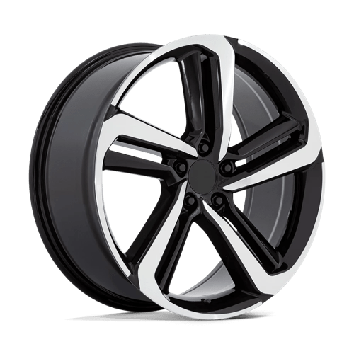 Performance Replicas PR216 GLOSS BLACK MACHINED 5X114.3 18X8