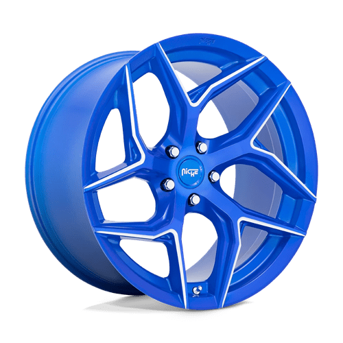 Niche 1PC M268 TORSION ANODIZED BLUE MILLED 5X114.3 20X10.5