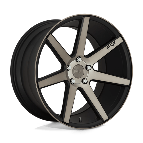 Niche 1PC M150 VERONA MATTE BLACK MACHINED 5X114.3 20X10