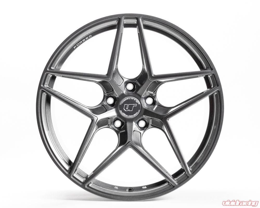 VR Forged D04 Wheel Package Porsche Taycan 21x9.5 & 21x11.5 Gunmetal