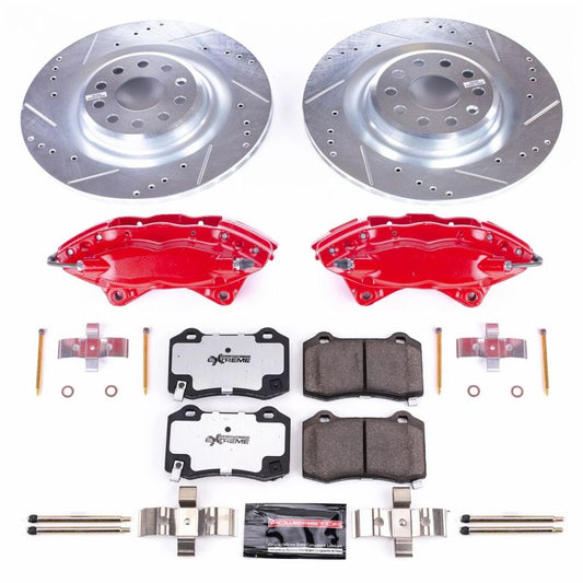 Power Stop 12-16 Tesla S Z26 Street Kit w/ Calipers - Rear