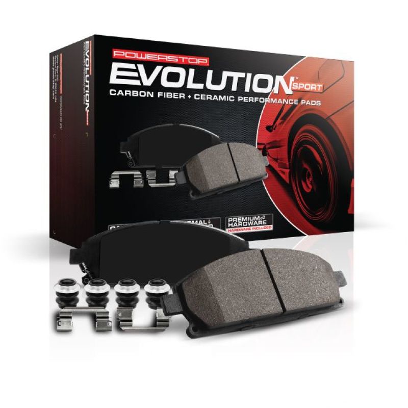 Power Stop 17-23 Chevrolet Bolt EV Front Z23 Evolution Sport Brake Pads w/Hardware