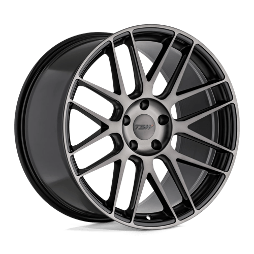 TSW NORD SEMI GLOSS BLACK MILLED-MACHINED DARK TINT FACE 5X114.3 19X9.5