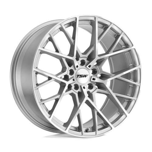 TSW SEBRING SILVER W/ MIRROR CUT FACE 5X114.3 20X8.5