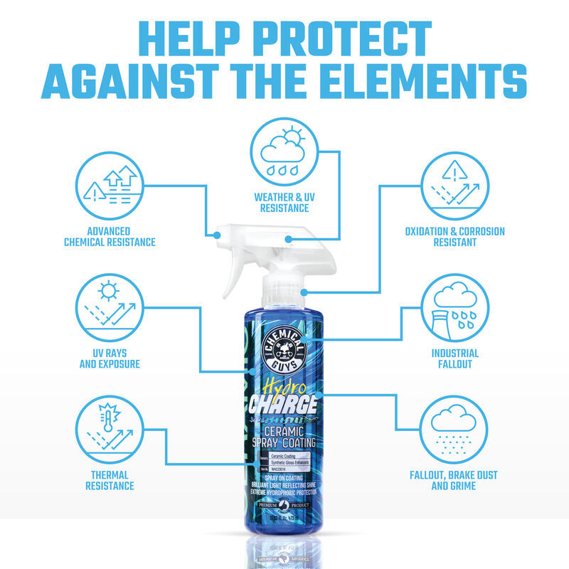 Chemical Guys HydroCharge SiO2 Ceramic Spray Sealant - 16oz - Case of 6
