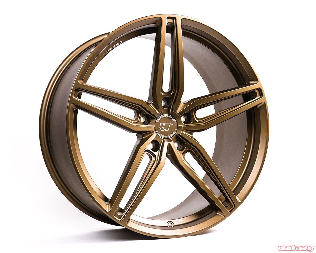 VR Forged D10 Wheel Package Porsche Taycan 22x10 & 22x11.5 Satin Bronze