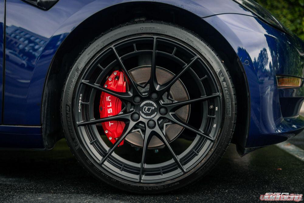 VR Forged D03-R Wheel Package Tesla Model 3/Model Y 20x9.0 Matte Black