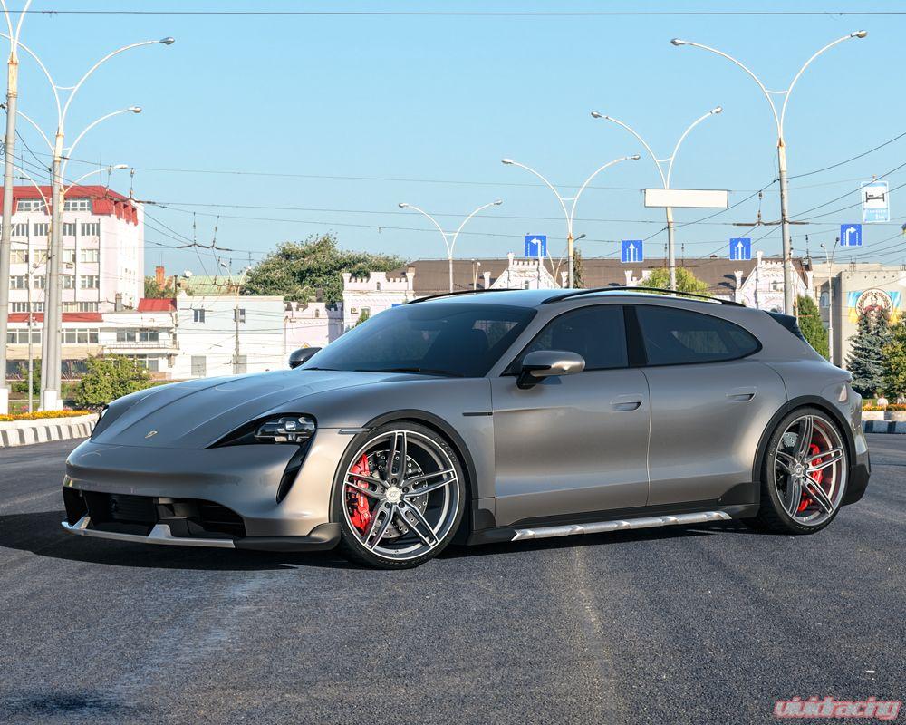 VR Forged D10 Wheel Package Porsche Taycan 22x10 & 22x11.5 Brushed