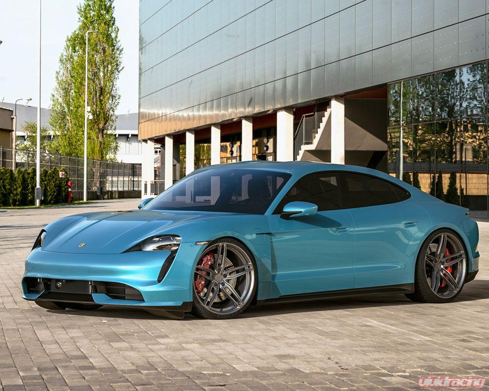 VR Forged D10 Wheel Package Porsche Taycan 22x10 & 22x11.5 Gunmetal