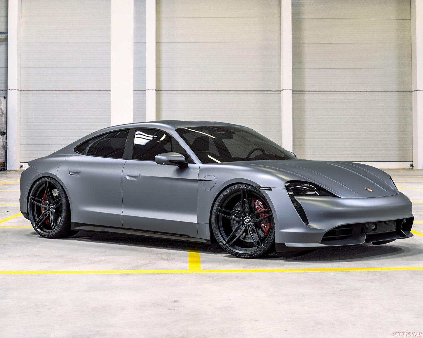 VR Forged D10 Wheel Package Porsche Taycan 22x10 & 22x11.5 Matte Black