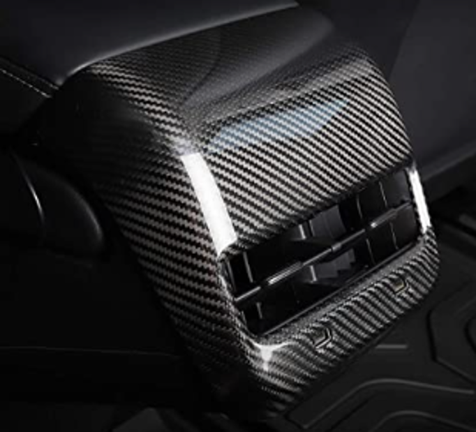 Authentic Carbon Fiber Rear Air Vent Covers Tesla Model 3 / Y