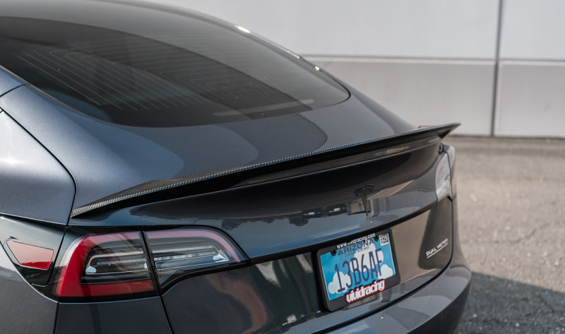 VR Aero 2018+ Tesla Model 3 Gloss Carbon Fiber Trunk Spoiler