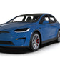 Rally Armor 2022 Tesla Model X Black UR Mud Flap w/ White Logo