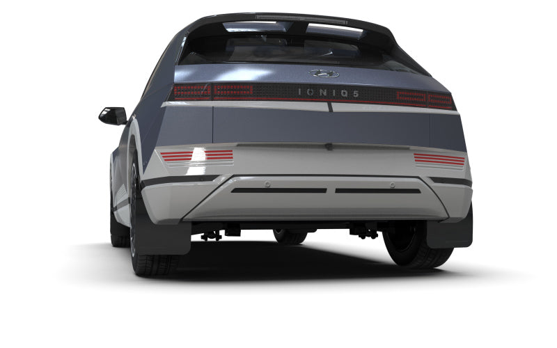 Rally Armor 2022 Hyundai Ioniq 5 Black Mud Flap w/ Red Logo