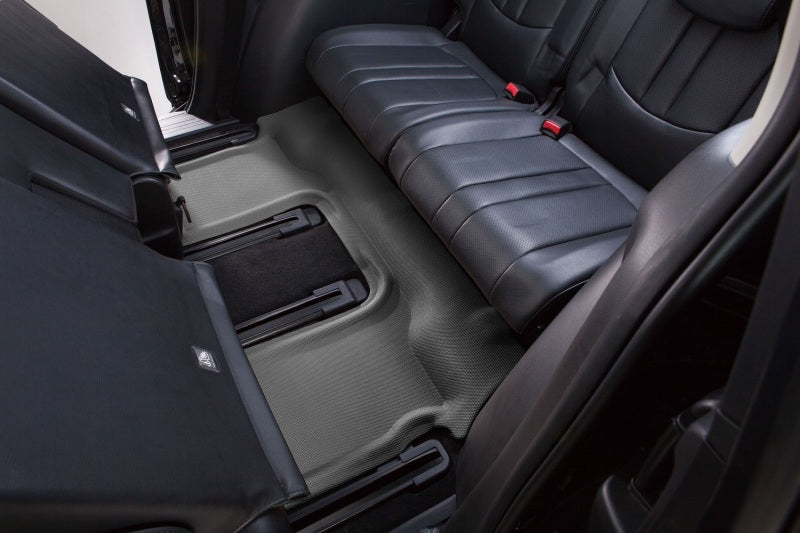 3D MAXpider 2016-2017 Tesla Model X Non-Folding 7-Seats Kagu 3rd Row Floormats - Gray