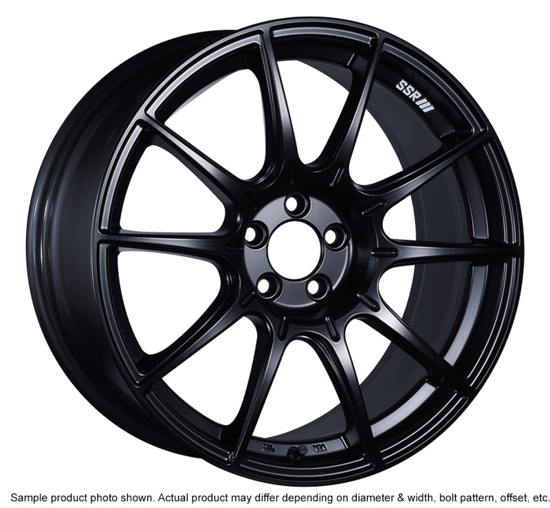 SSR GTX01 19x9.5 5x114.3 35mm Offset Flat Black Wheel