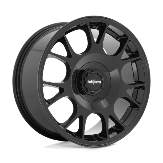 Rotiform R187 TUF-R Wheel 18x8.5 5x112/5x114.3 45 Offset - Gloss Black