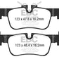 EBC 14+ BMW i3 Electric Ultimax2 Rear Brake Pads