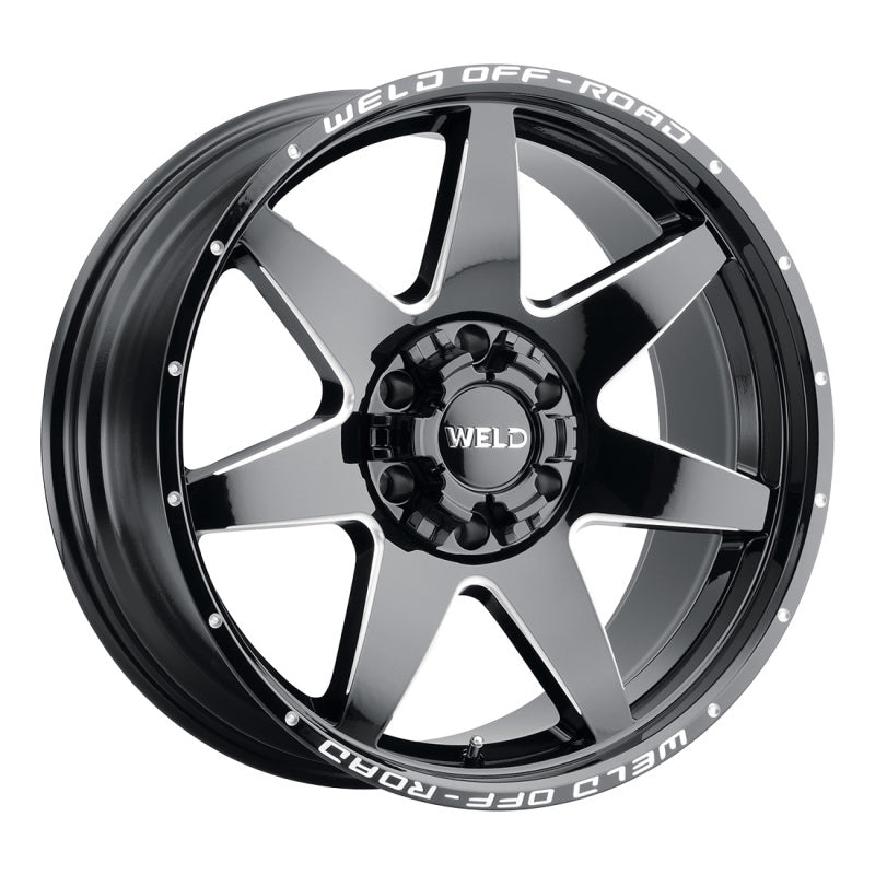 Weld W109 20X9.0 Retaliate 6X135 6X139.7 ET10 BS5.50 Gloss Black MIL 106.1