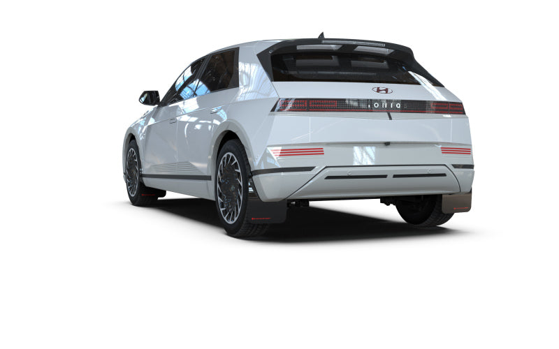 Rally Armor 2022 Hyundai Ioniq 5 Black Mud Flap w/ Red Logo