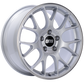 BBS CH-R 19x8.5 5x130 ET51 CB71.6 Brilliant Silver Polished Rim Protector Wheel w/Motorsport Etching
