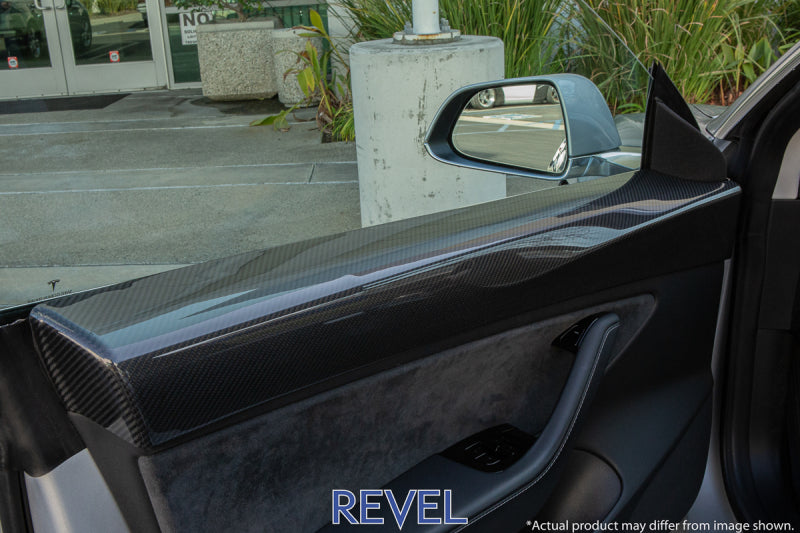 Revel GT Dry Carbon Door Trim (Front Left & Right) Tesla Model 3 - 2 P –  ZEV Society