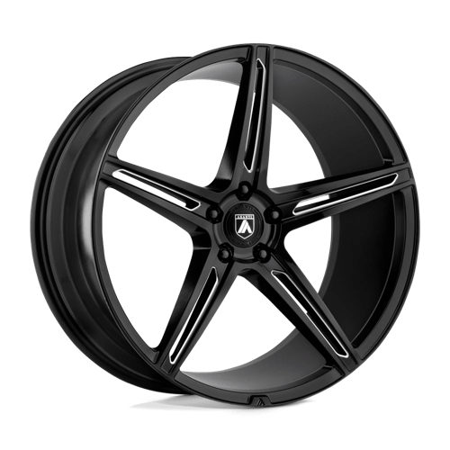 Asanti Black ABL-22 ALPHA 5 GLOSS BLACK MILLED 5X114.3 20X9