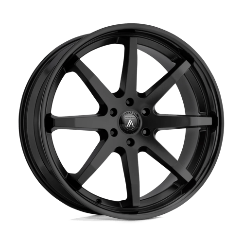 Asanti Black ABL-32 KAISER SATIN BLACK W/ GLOSS BLACK LIP 5X114.3 20X9