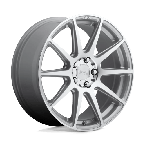 Niche 1PC M146 ESSEN GLOSS SILVER MACHINED 5X114.3 19X10