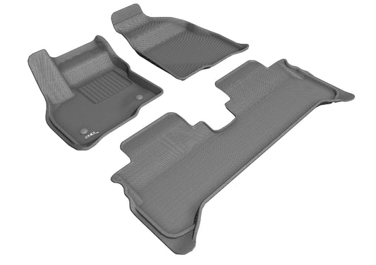 3D MAXpider 2017-2023 Chevrolet Bolt Ev Kagu 1st & 2nd Row Floormats - Gray
