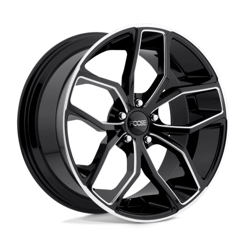 Foose 1PC F150 OUTCAST GLOSS BLACK MILLED 5X114.3 20X8.5