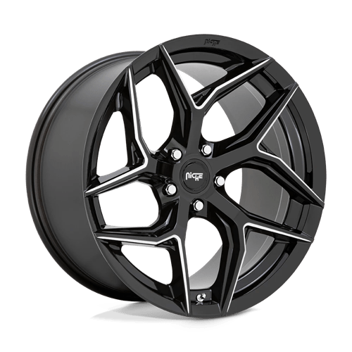 Niche 1PC M266 TORSION GLOSS BLACK MILLED 5X114.3 20X9